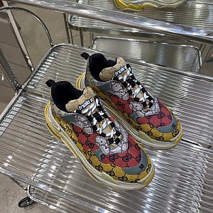 구찌 해커 프로젝트 트리플 S 남녀공용 신발 운동화 스니커즈